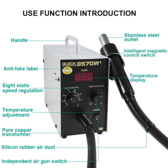 Quick 857 deals smd rework station